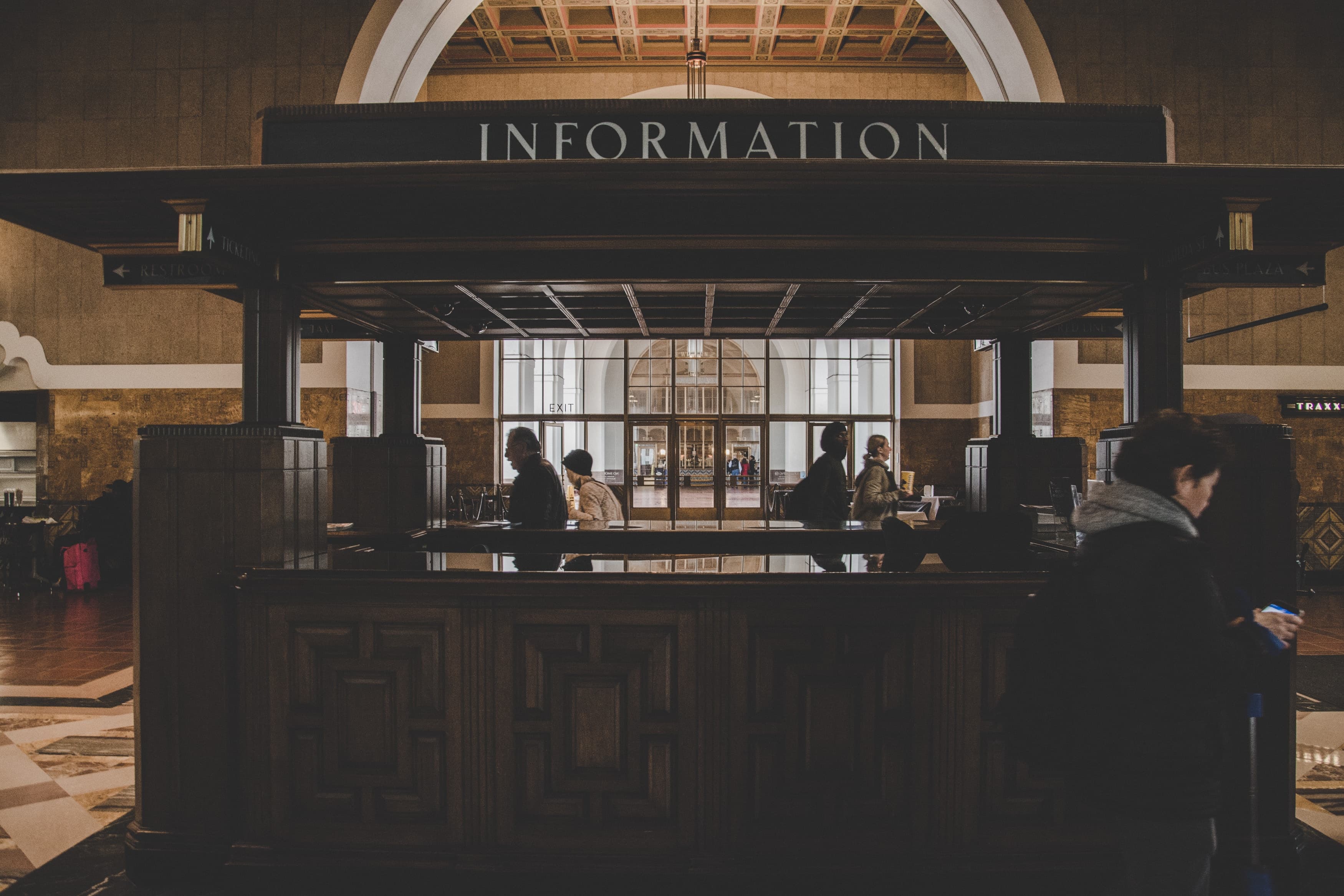 Information booth for forms blog